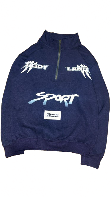 purple distressed quarterzip 1/1